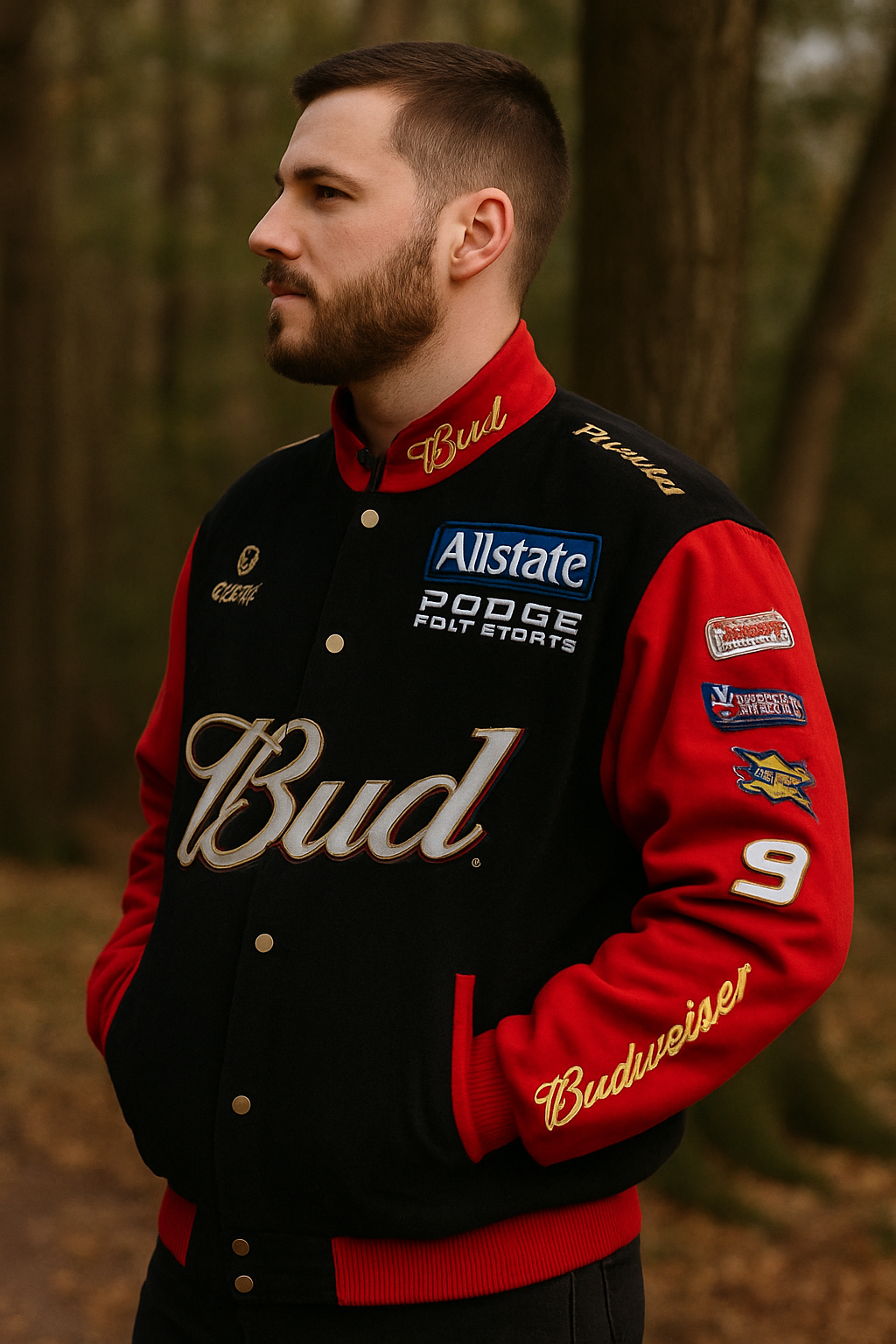 Bud Racing Retro Motocross Vintage Jacket – Classic Throwback Style