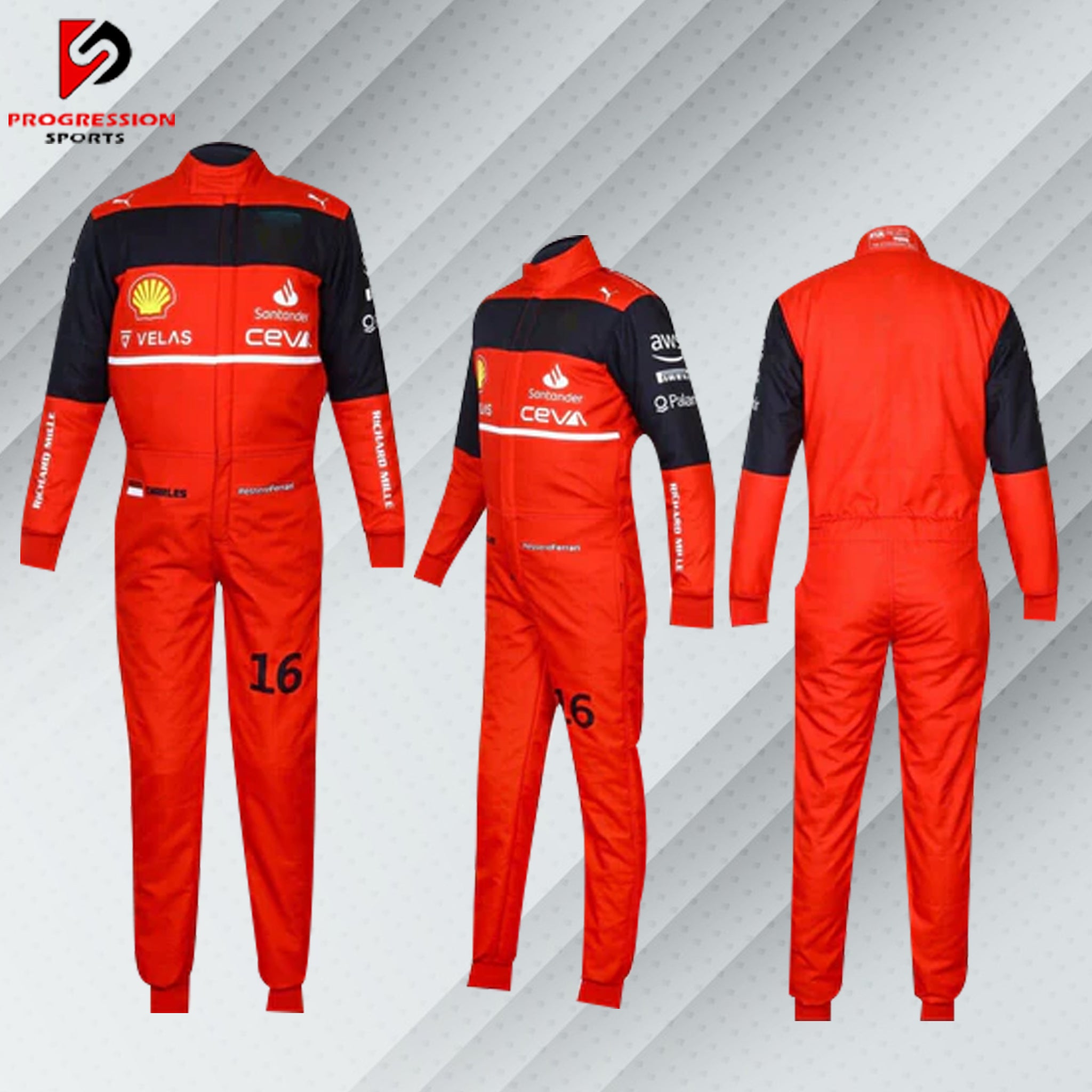 Ferrari F1 Race Suit Progression Sports