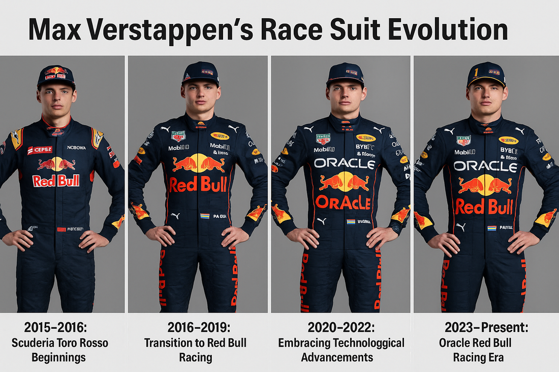Max Verstappen’s Suit Evolution: Racing Style Through the Years