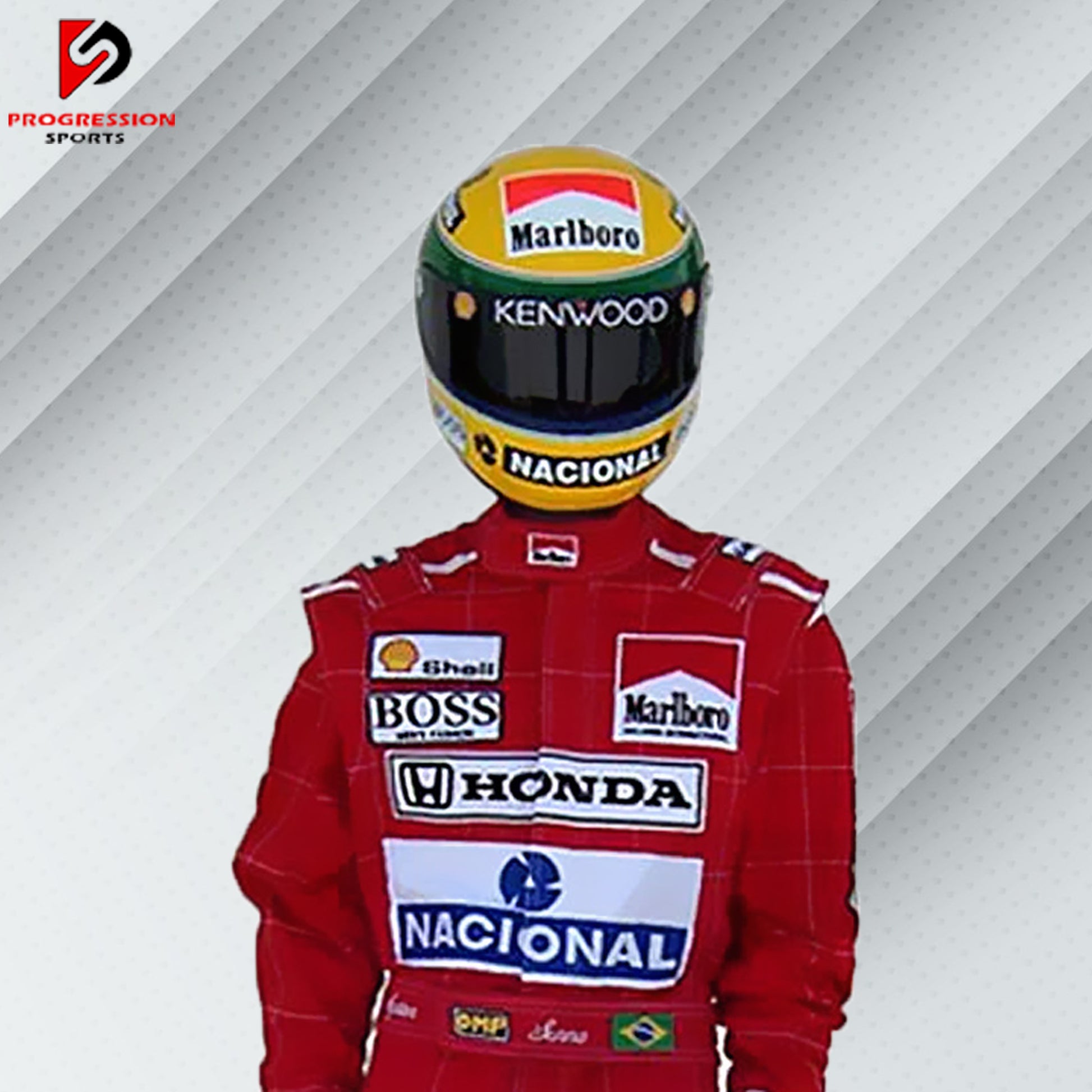 Step back in time with the legendary McLaren 1991 racing suit! This iconic piece of motorsport history embodies the spirit of one of Formula 1's most celebrated eras. Perfect for collectors and racing enthusiasts, it offers a unique glimpse into the world of F1. Don't miss the chance to own a piece of racing heritage!