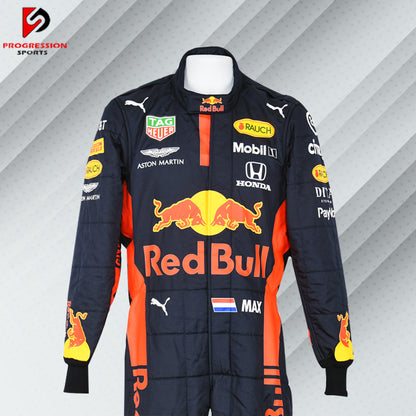 Step into the thrilling world of Formula 1 with the 2020 Red Bull racing suit. This suit exemplifies Red Bull Racing's innovative engineering and bold design from a standout season. Perfect for collectors and fans, it reflects the team's relentless pursuit of excellence and competitive spirit. Own a piece of 2020 racing history and celebrate Red Bull's dynamic presence in F1.