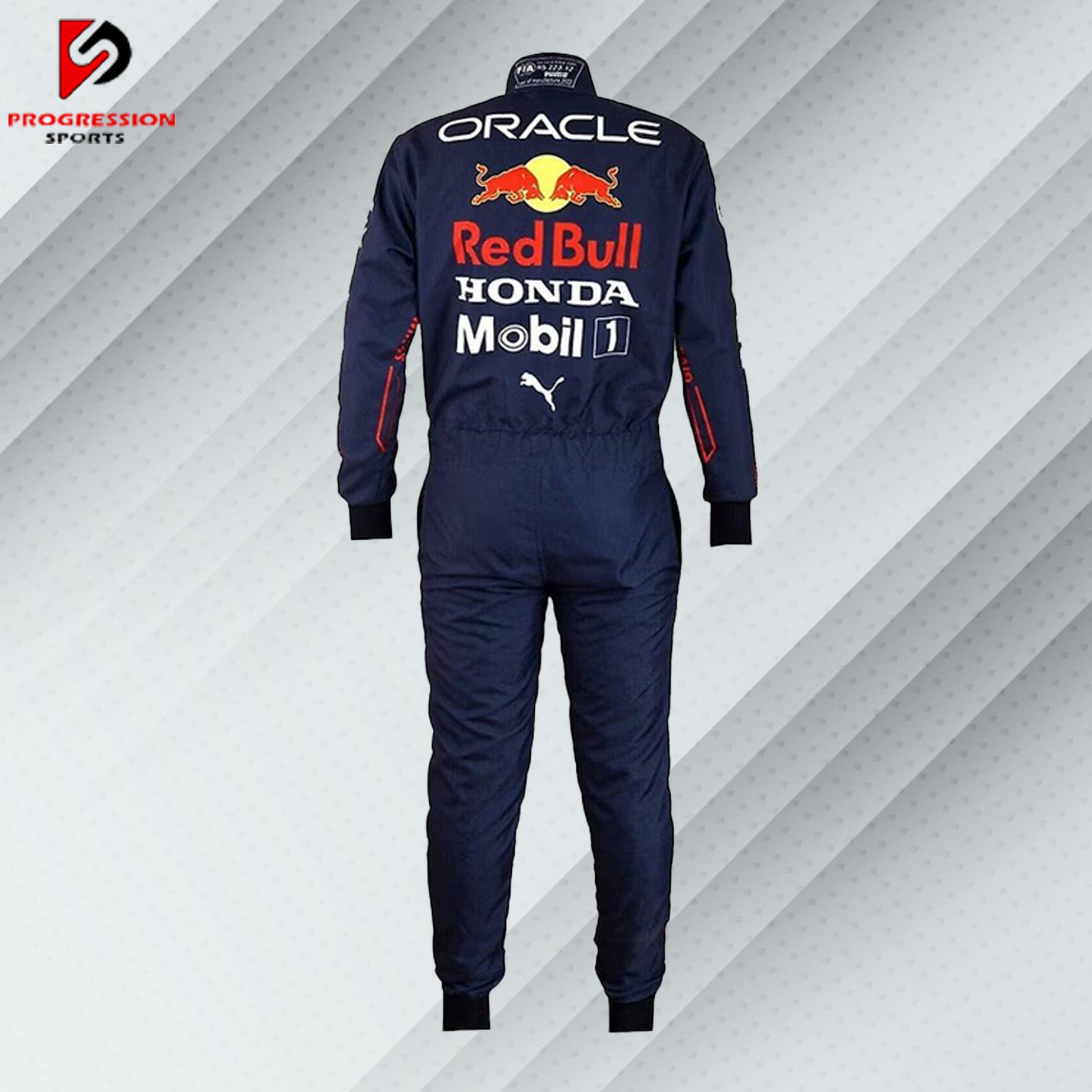 Immerse yourself in the dynamic world of Formula 1 with the 2022 Red Bull racing suit. This suit exemplifies Red Bull Racing's innovative engineering and bold design from a standout season. Perfect for collectors and fans, it showcases the team's relentless pursuit of excellence and competitive edge. Own a piece of 2022 racing history and celebrate Red Bull's remarkable achievements in F1.