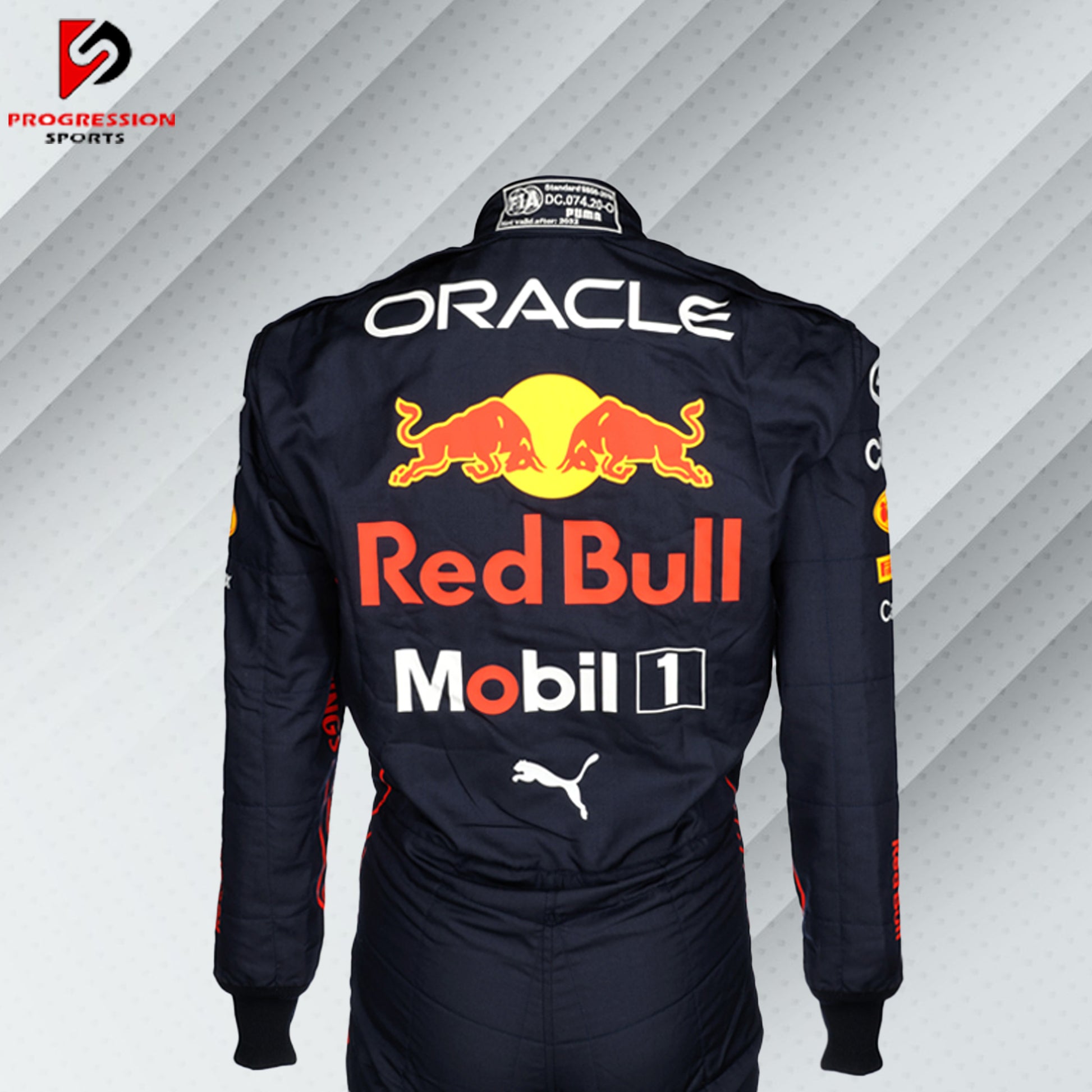 Immerse yourself in the dynamic world of Formula 1 with the 2022 Red Bull racing suit. This suit exemplifies Red Bull Racing's innovative engineering and bold design from a standout season. Perfect for collectors and fans, it showcases the team's relentless pursuit of excellence and competitive edge. Own a piece of 2022 racing history and celebrate Red Bull's remarkable achievements in F1.