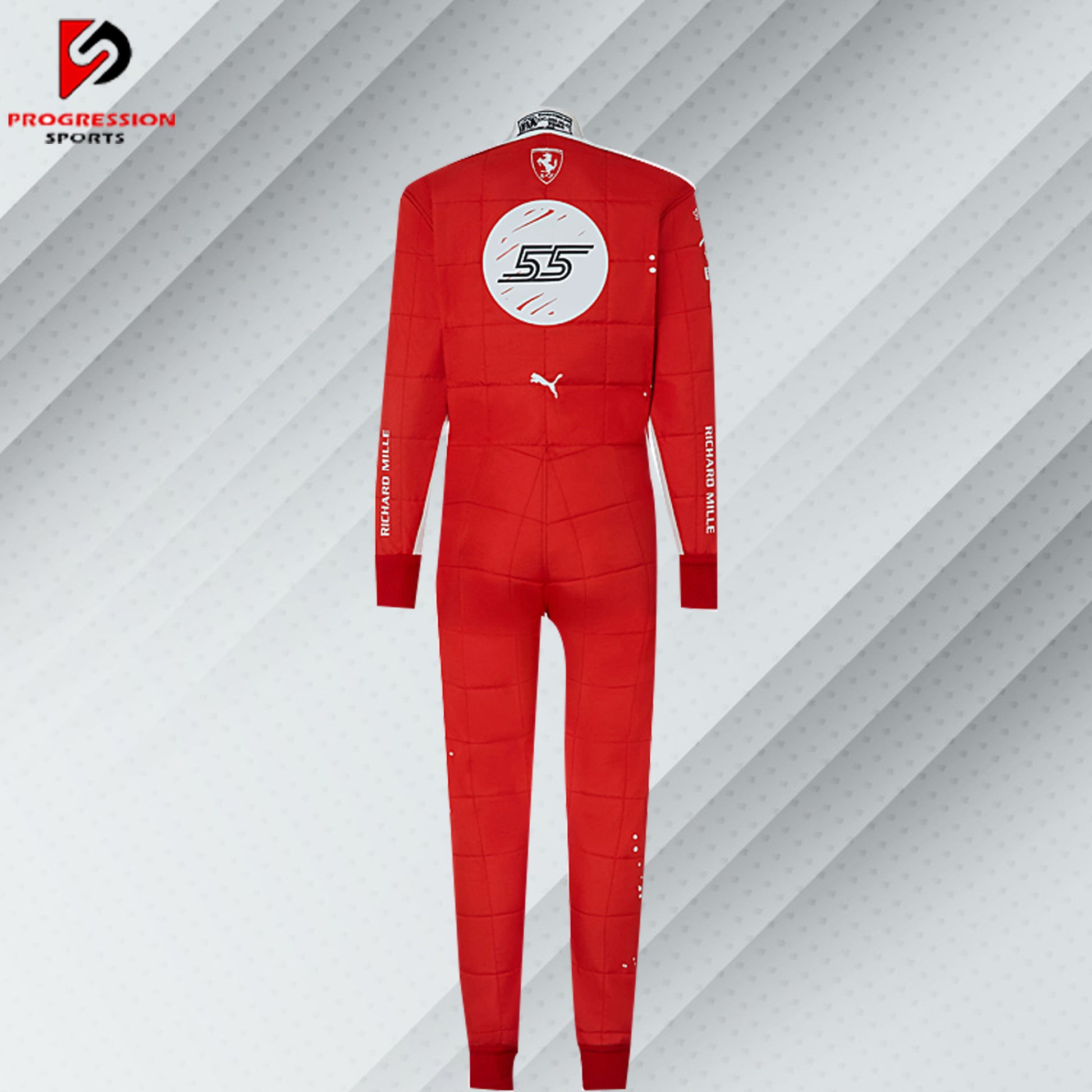 Discover the 2023 Ferrari Special Edition F1 racing suit, a true masterpiece of design and performance. This exclusive suit celebrates Ferrari's heritage with unique styling and advanced technology, reflecting the team's commitment to excellence in Formula 1. Perfect for collectors and enthusiasts, it offers a rare opportunity to own a piece of Ferrari's 2023 season and embrace the prestige of one of racing's most iconic brands.