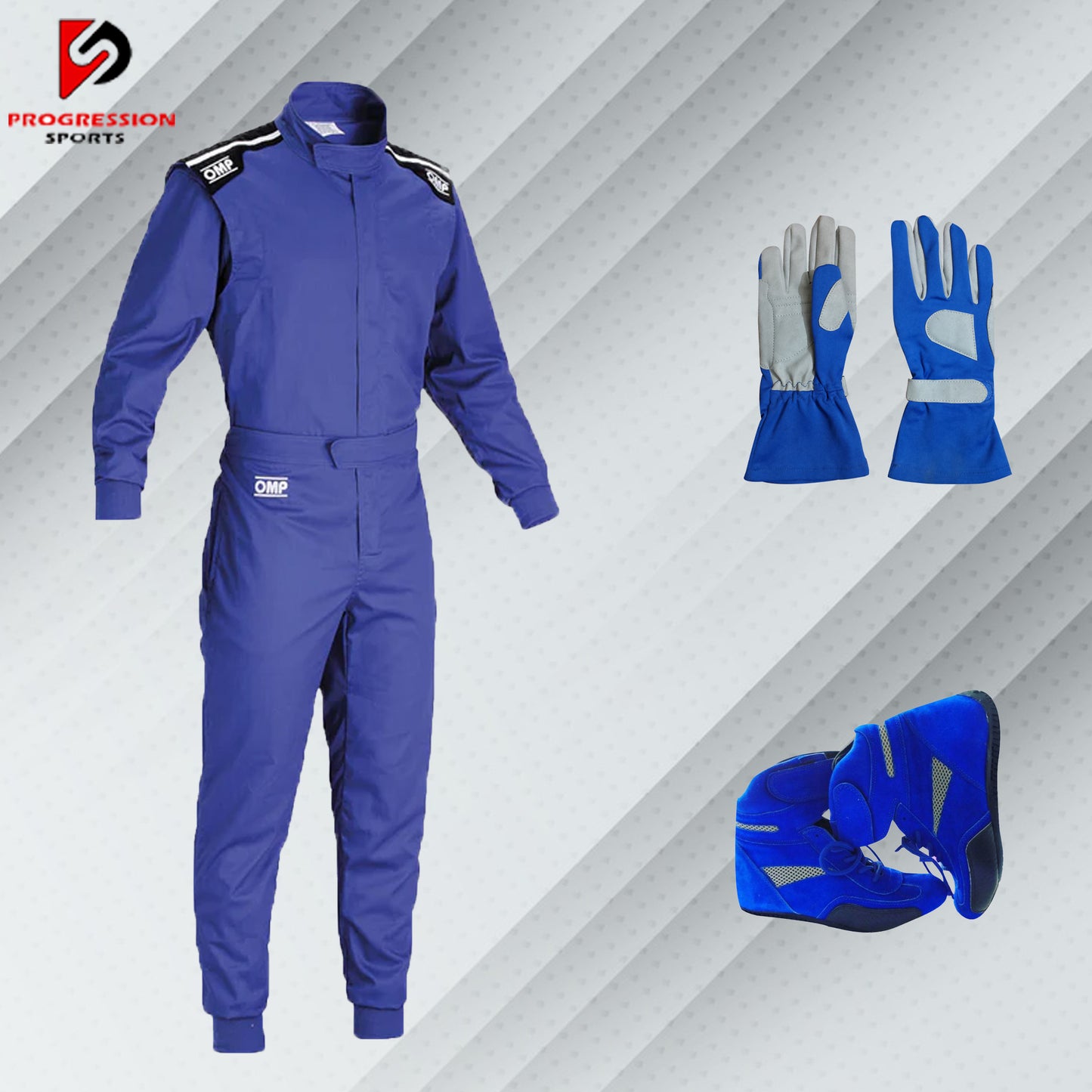 Go Kart Race Suit, Shoes And Gloves