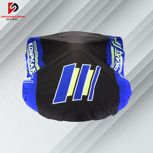 A kart cover is an essential accessory designed to protect your kart from the elements. Made from durable, weather-resistant materials, it shields the kart from rain, dust, and UV damage, helping to maintain its condition and performance. The cover typically features adjustable straps for a secure fit and can be easily folded for convenient storage. Ideal for both indoor and outdoor use, it ensures your kart remains in top shape, ready for your next race.