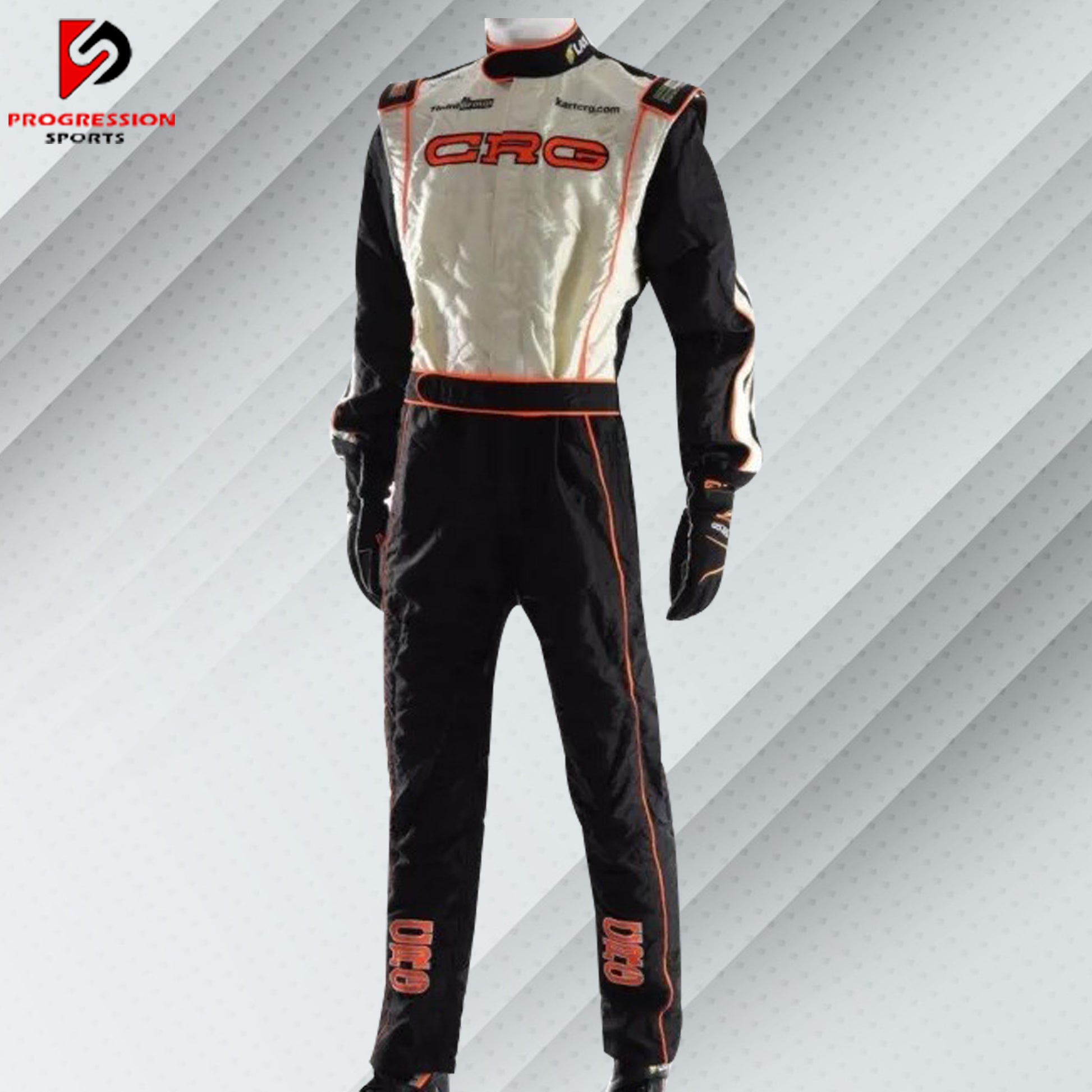 Unleash your racing potential with the CRG Race Suit, designed for karting aficionados who demand top-tier performance and style. This suit combines robust construction with superior comfort, ensuring you stay protected while maintaining agility on the track. The sleek design offers a perfect fit, enhancing both your appearance and performance. With its bold CRG branding and dynamic color scheme, you'll stand out in any race. The suit's advanced ventilation and moisture-wicking properties keep you cool unde