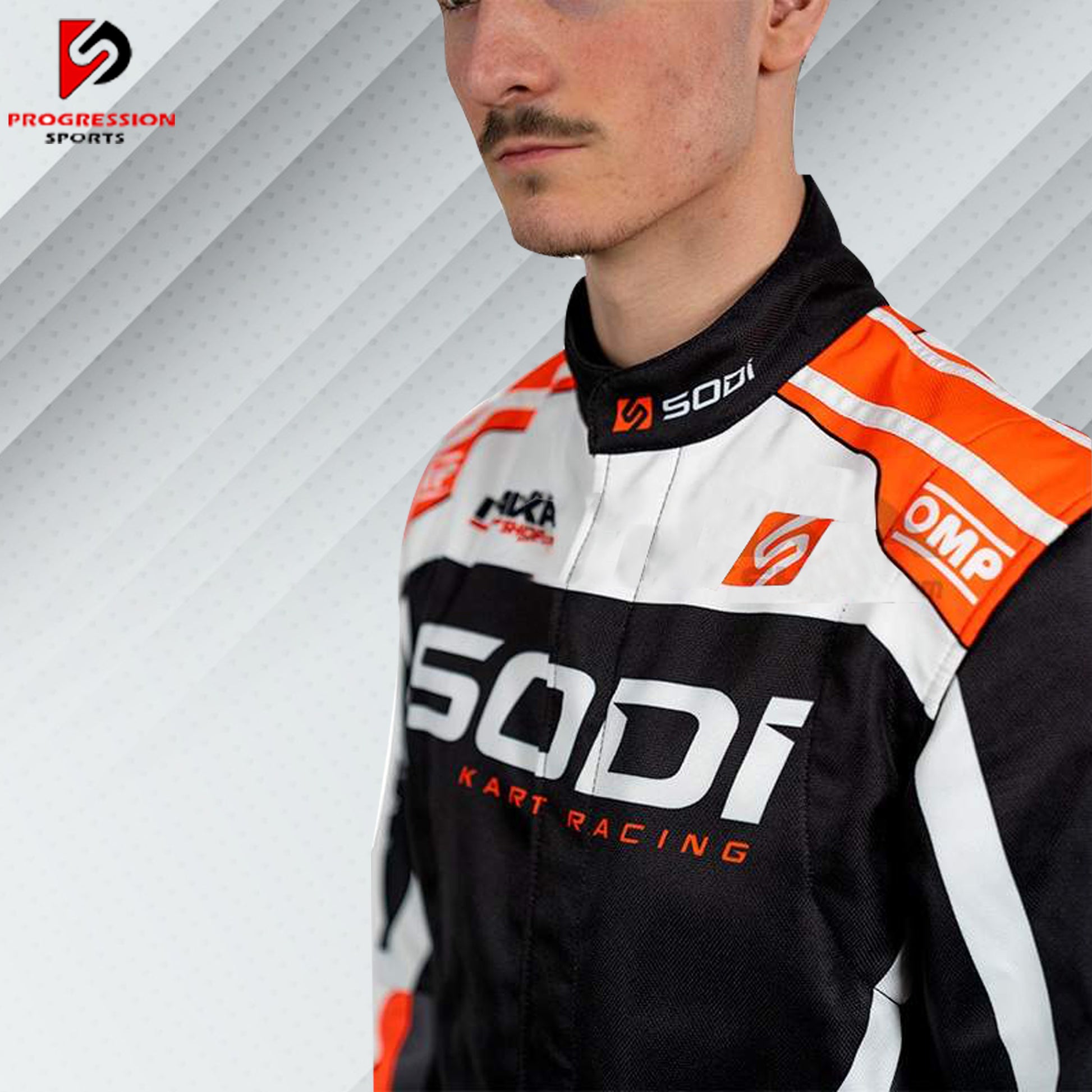 Get ready to race in style with the Sodi Kart Racing Suit! Designed for ultimate comfort and protection, this suit is made from lightweight, breathable materials that keep you cool and comfortable. With pre-curved arms and legs, elastic cuffs, and reinforced stitching, it offers a perfect fit and great flexibility. Ideal for both beginners and pros, the Sodi Kart Racing Suit is your ticket to a winning performance on the track!