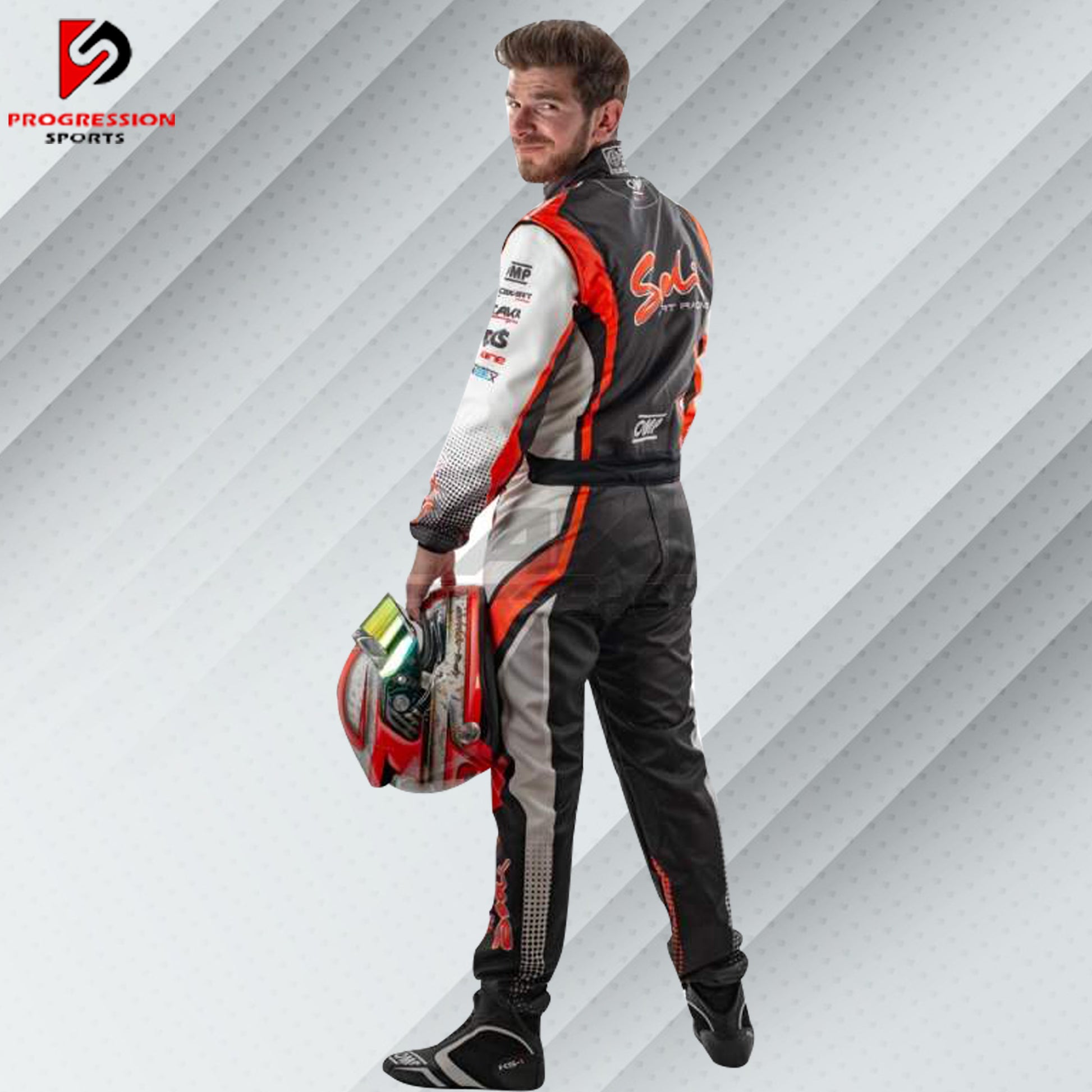 Get ready to race in style with the Sodi Kart Racing Suit! Designed for ultimate comfort and protection, this suit is made from lightweight, breathable materials that keep you cool and comfortable. With pre-curved arms and legs, elastic cuffs, and reinforced stitching, it offers a perfect fit and great flexibility. Ideal for both beginners and pros, the Sodi Kart Racing Suit is your ticket to a winning performance on the track!