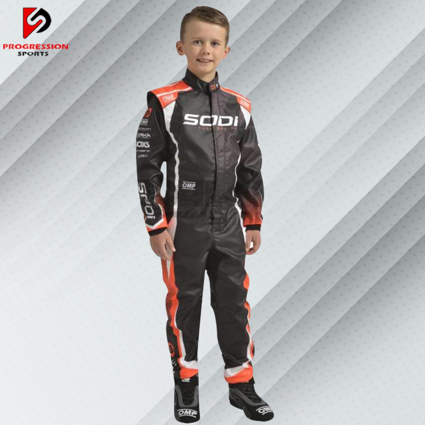 Get ready to race in style with the Sodi Kart Racing Suit! Designed for ultimate comfort and protection, this suit is made from lightweight, breathable materials that keep you cool and comfortable. With pre-curved arms and legs, elastic cuffs, and reinforced stitching, it offers a perfect fit and great flexibility. Ideal for both beginners and pros, the Sodi Kart Racing Suit is your ticket to a winning performance on the track!