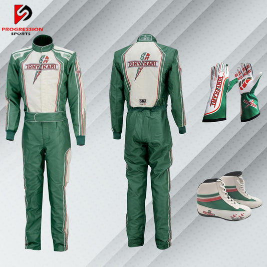 2022 Tony Kart Race Suit With Shoes And Free Gloves