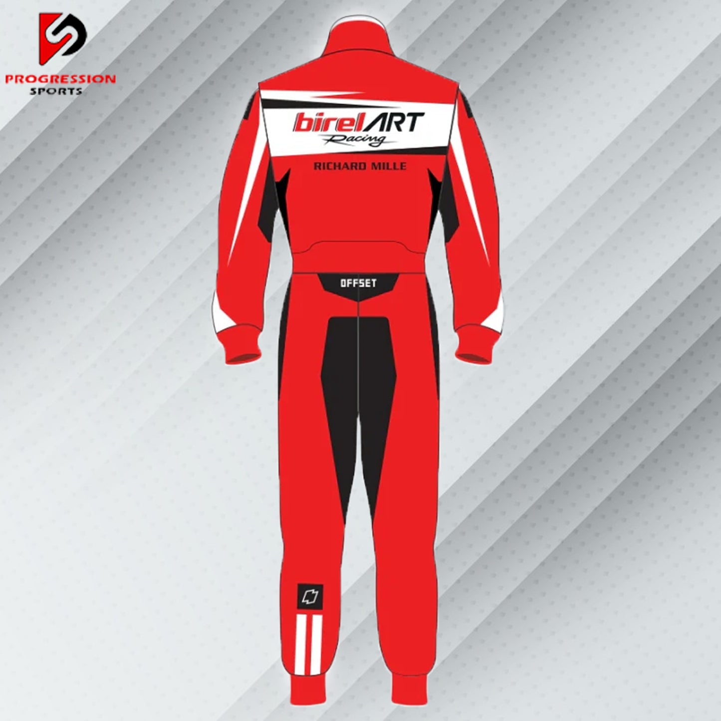 Birel Art Go-Kart Suit - Sleek, aerodynamic racing suit with vibrant colors and Birel Art branding, offering premium comfort, protection, and style for karting enthusiasts.