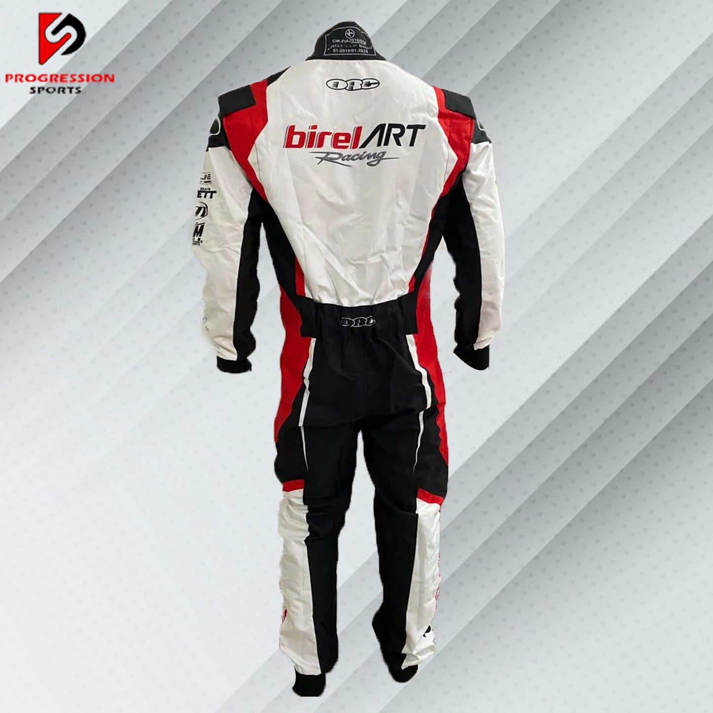 Birel Art Go-Kart Suit - Sleek, aerodynamic racing suit with vibrant colors and Birel Art branding, offering premium comfort, protection, and style for karting enthusiasts.