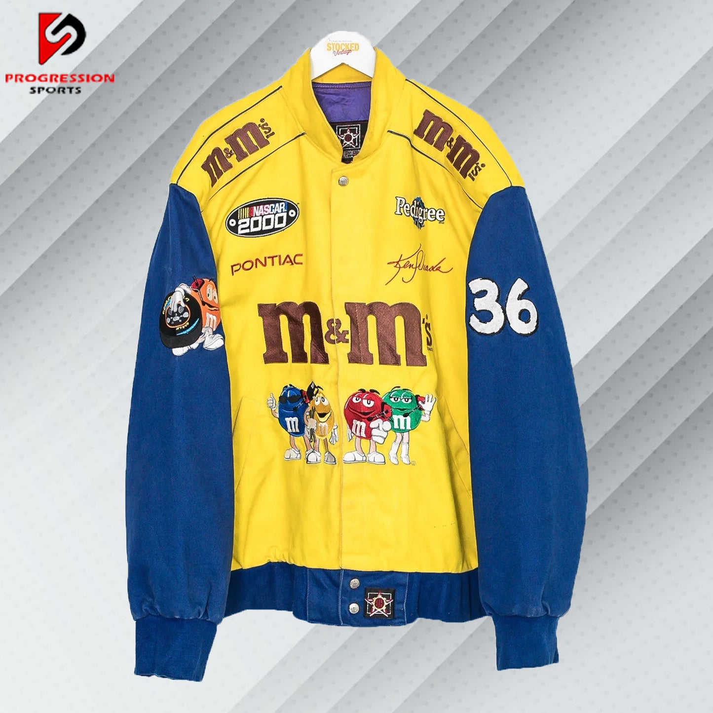 M&M NASCAR Racing Jacket / Team Jacket