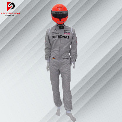 2010 Michael Schumacher Mercedes Benz F1 Embroiderd Race Suit