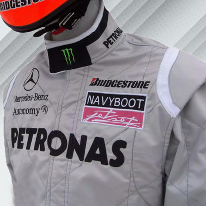 2010 Michael Schumacher Mercedes Benz F1 Embroiderd Race Suit