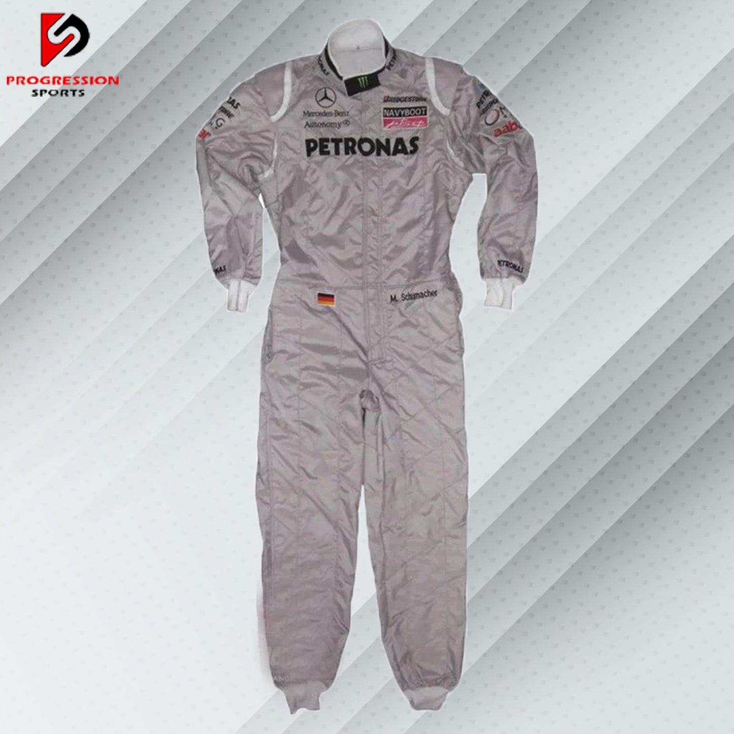 2010 Michael Schumacher Mercedes Benz F1 Embroiderd Race Suit