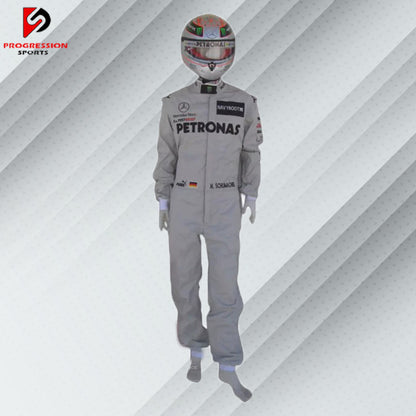 2012 Michael Schumacher Mercedes Benz F1 Embroidered Race Suit