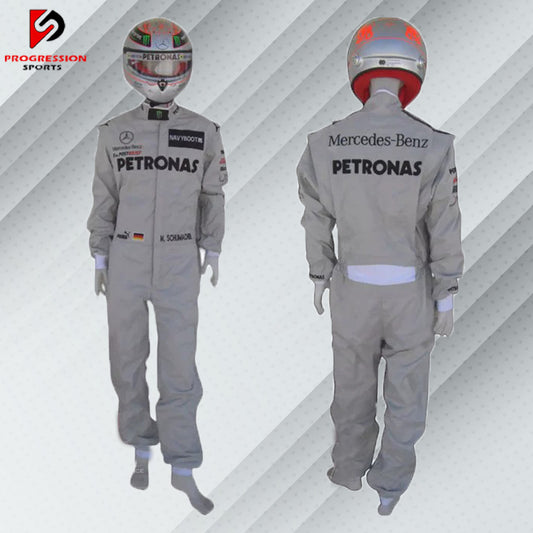 2012 Michael Schumacher Mercedes Benz F1 Embroidered Race Suit