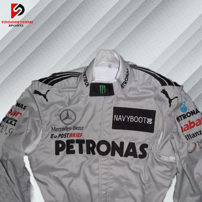 2012 Michael Schumacher Mercedes Benz F1 Embroidered Race Suit