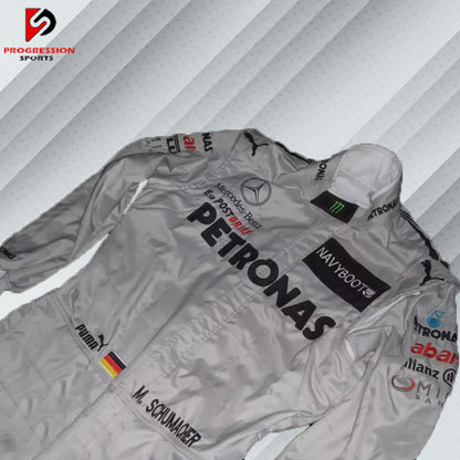 2012 Michael Schumacher Mercedes Benz F1 Embroidered Race Suit