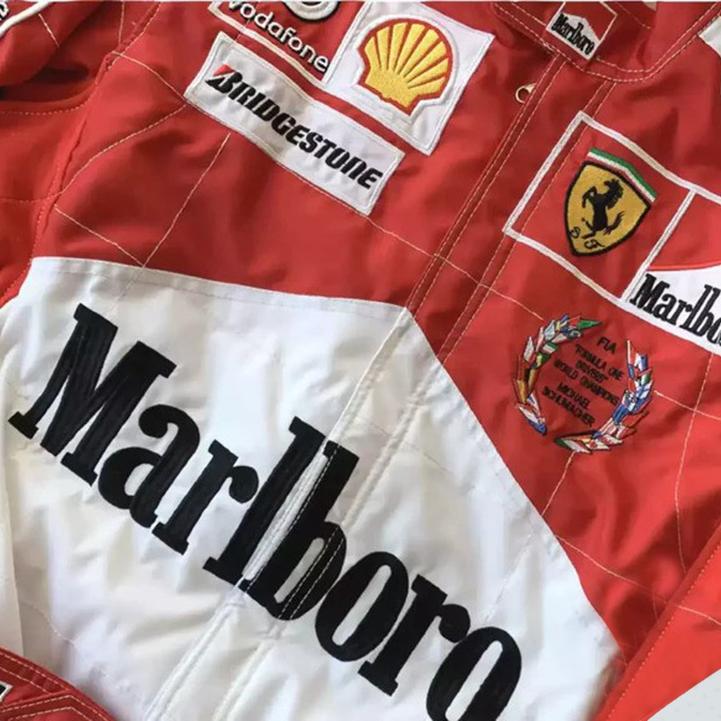 Michael Schumacher Ferrari F1 Embroidered Racing Suit