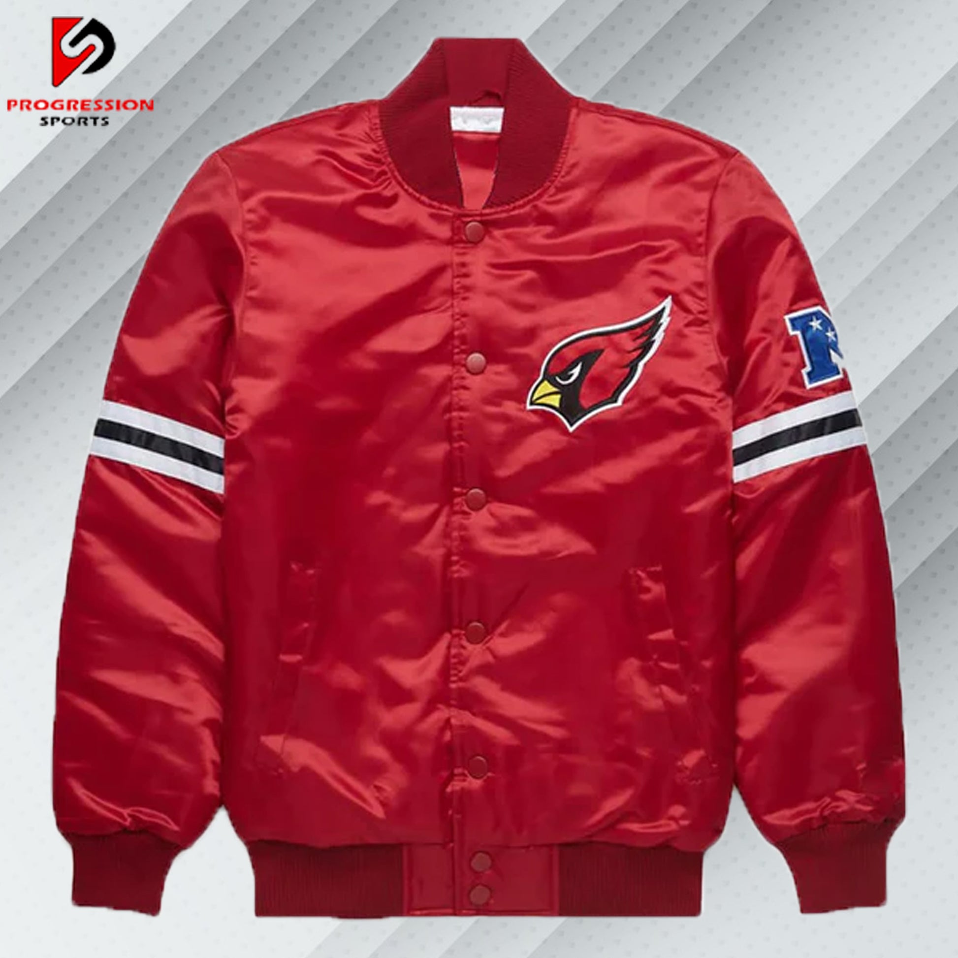  "A stylish varsity jacket with a classic design, featuring customizable patches and logos on a durable, high-quality fabric. Perfect for showcasing school spirit or making a fashion statement."