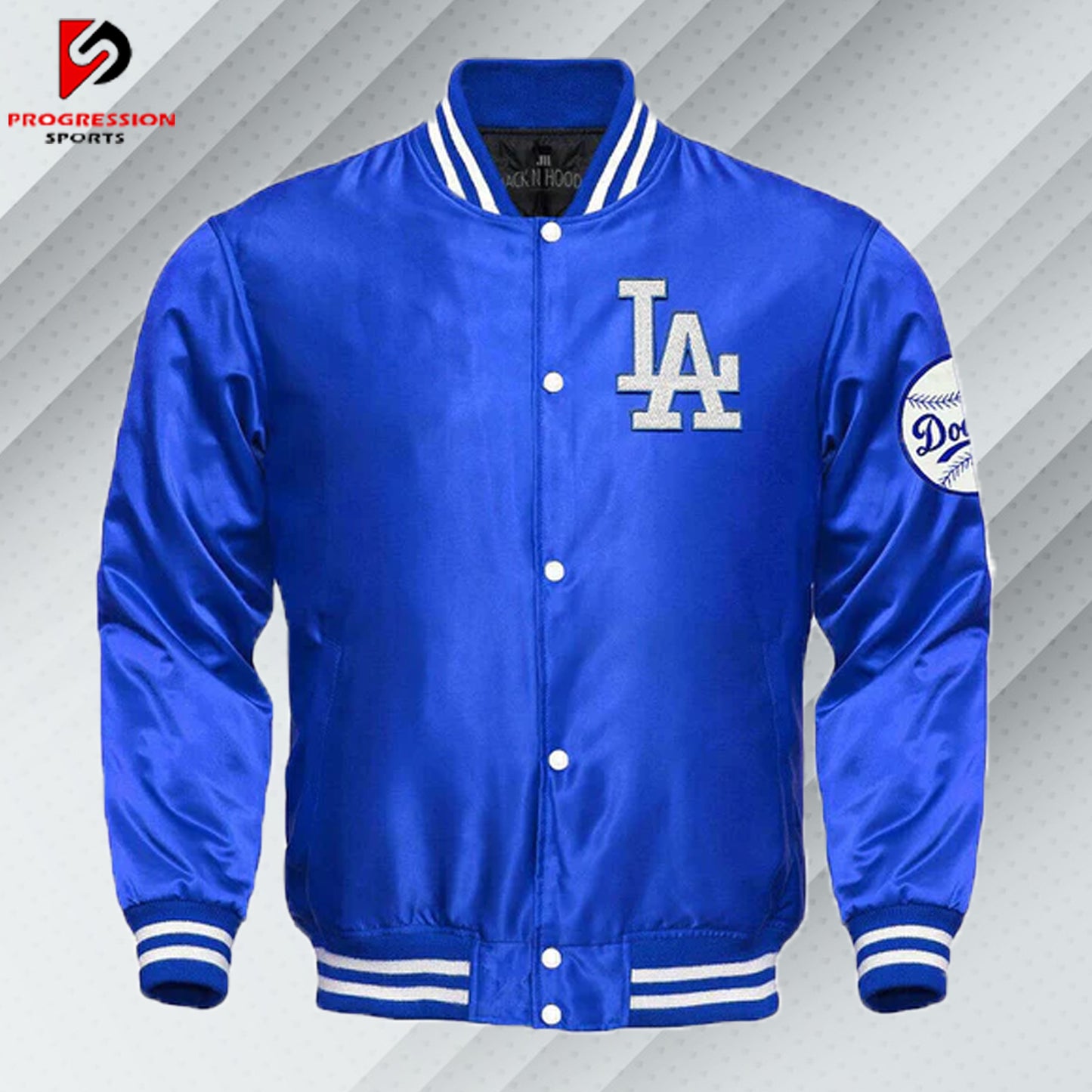  "A stylish varsity jacket with a classic design, featuring customizable patches and logos on a durable, high-quality fabric. Perfect for showcasing school spirit or making a fashion statement."