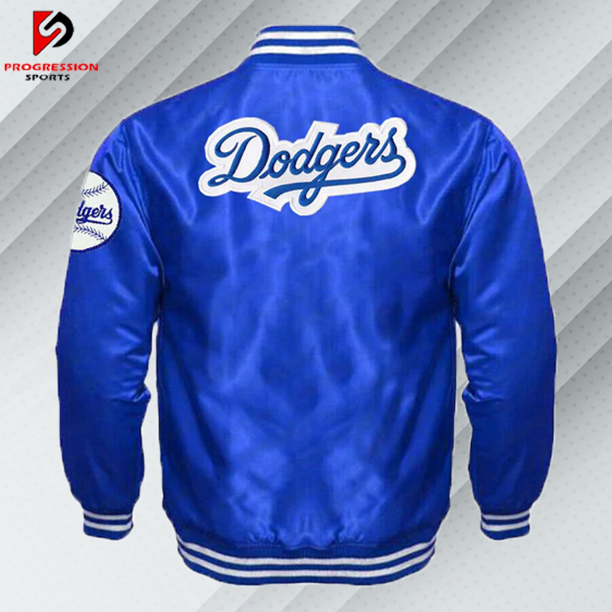  "A stylish varsity jacket with a classic design, featuring customizable patches and logos on a durable, high-quality fabric. Perfect for showcasing school spirit or making a fashion statement."