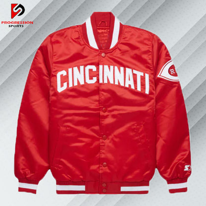  "A stylish varsity jacket with a classic design, featuring customizable patches and logos on a durable, high-quality fabric. Perfect for showcasing school spirit or making a fashion statement."