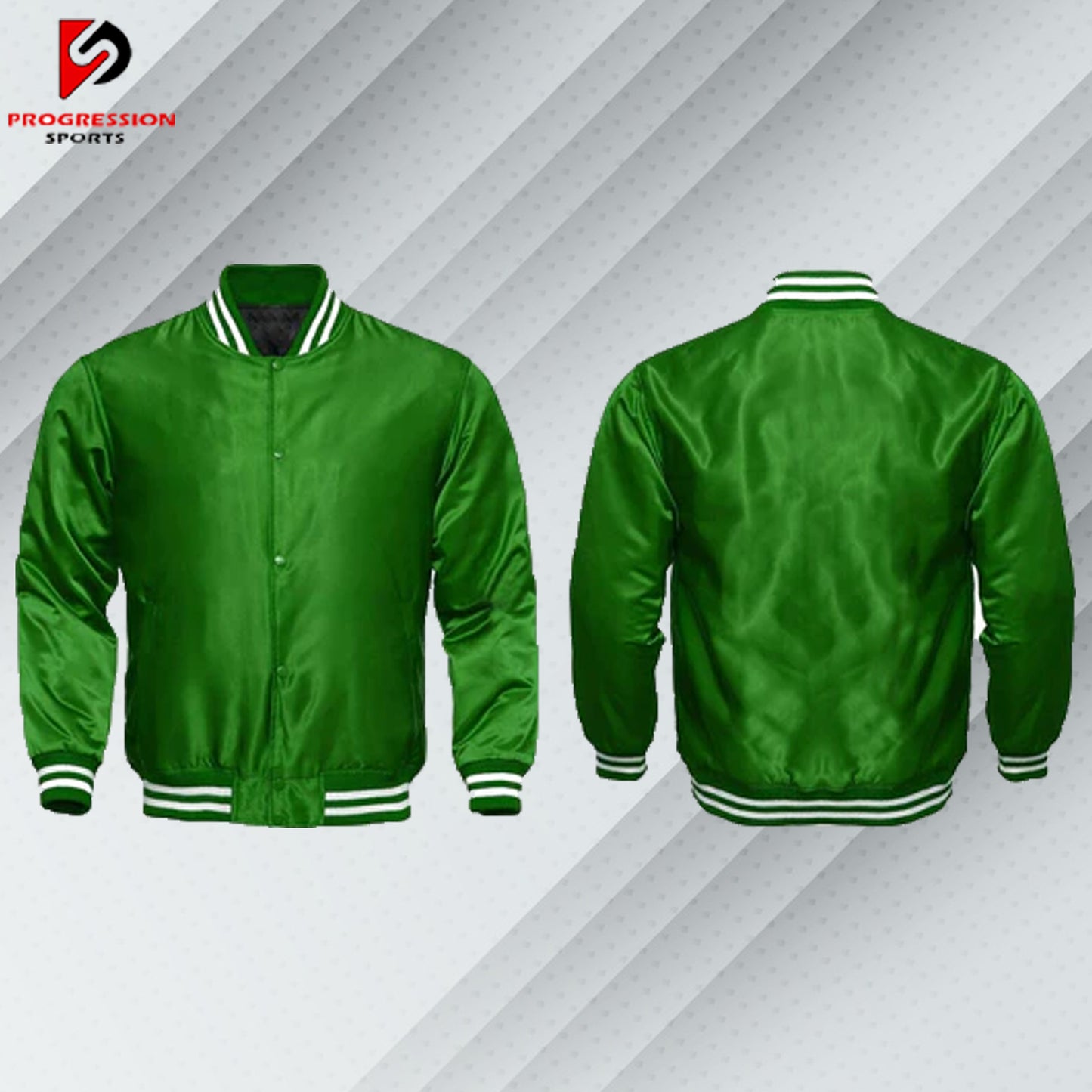  "A stylish varsity jacket with a classic design, featuring customizable patches and logos on a durable, high-quality fabric. Perfect for showcasing school spirit or making a fashion statement."