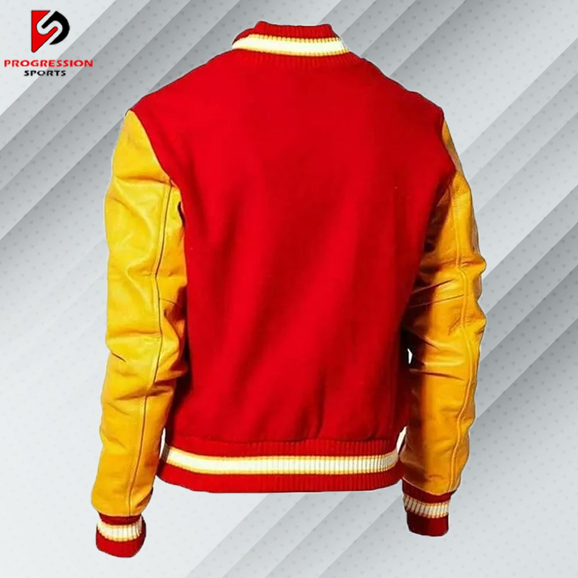  "A stylish varsity jacket with a classic design, featuring customizable patches and logos on a durable, high-quality fabric. Perfect for showcasing school spirit or making a fashion statement."