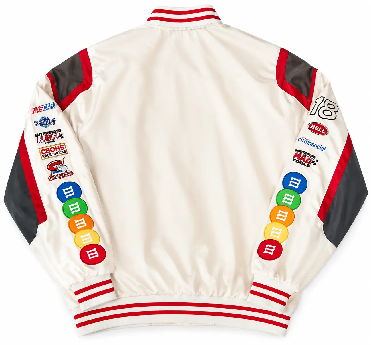 M&M NASCAR Racing Team Jacket Cream Off White