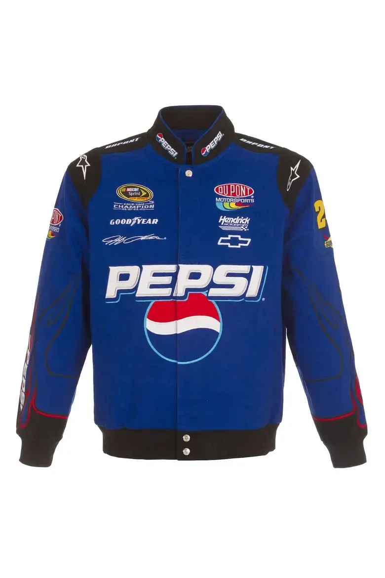 Pepsi NASCAR Racing Jacket Blue Varsity