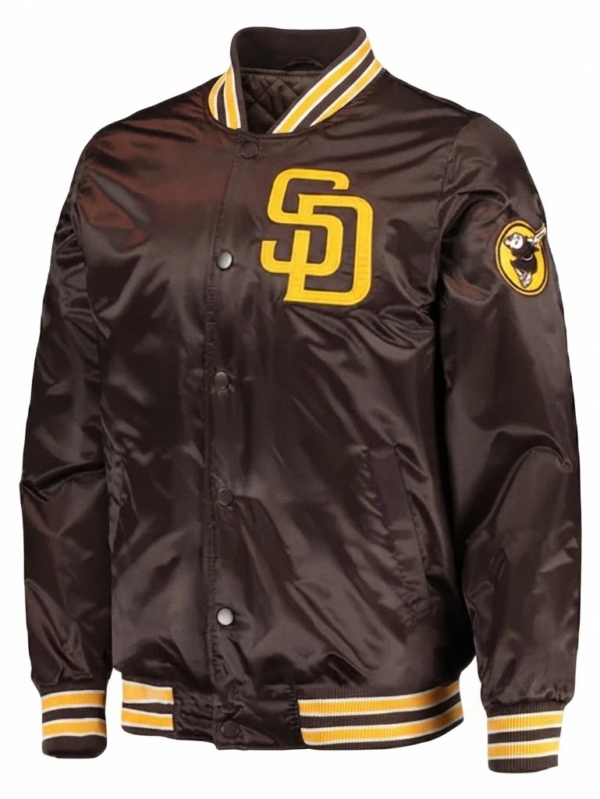 San Diego Padres Brown Varsity Jacket