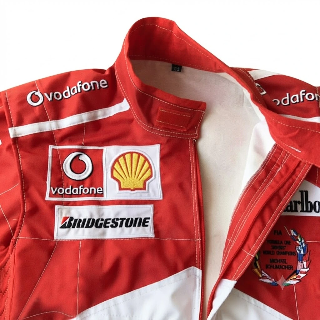 Michael Schumacher F1 Embroidered Race Suit Michael Schumacher F1 Embroidered Race Suit