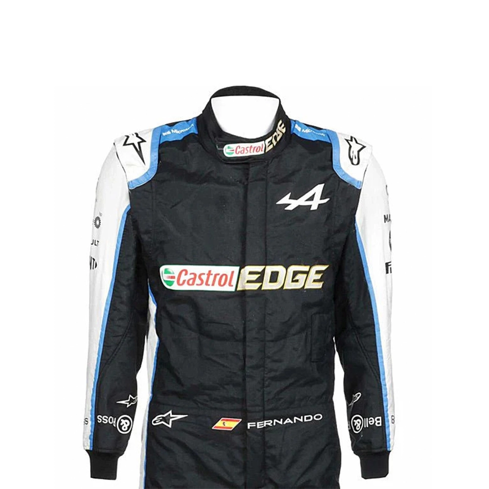 2021 Fernando Alonso Alpine F1 Race Suit 2021 Fernando Alonso Alpine F1 Race Suit