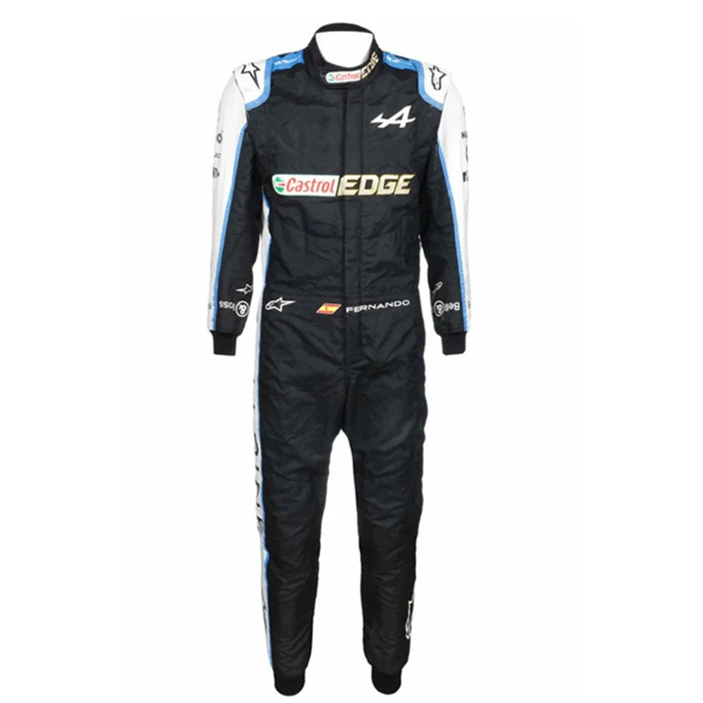 2021 Fernando Alonso Alpine F1 Race Suit 2021 Fernando Alonso Alpine F1 Race Suit