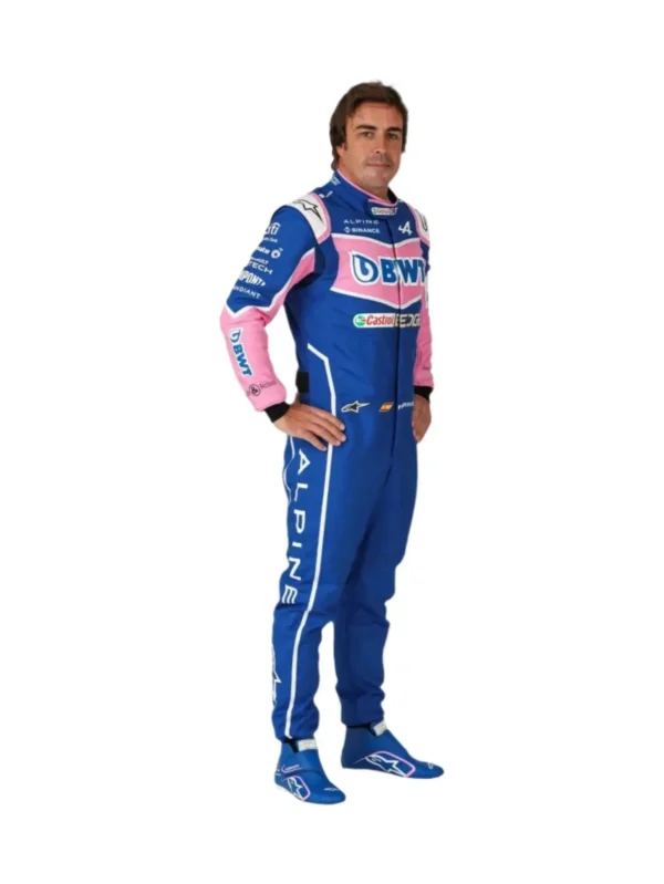2022 Fernando Alonso BWT Alpine F1 Race Suit Replica