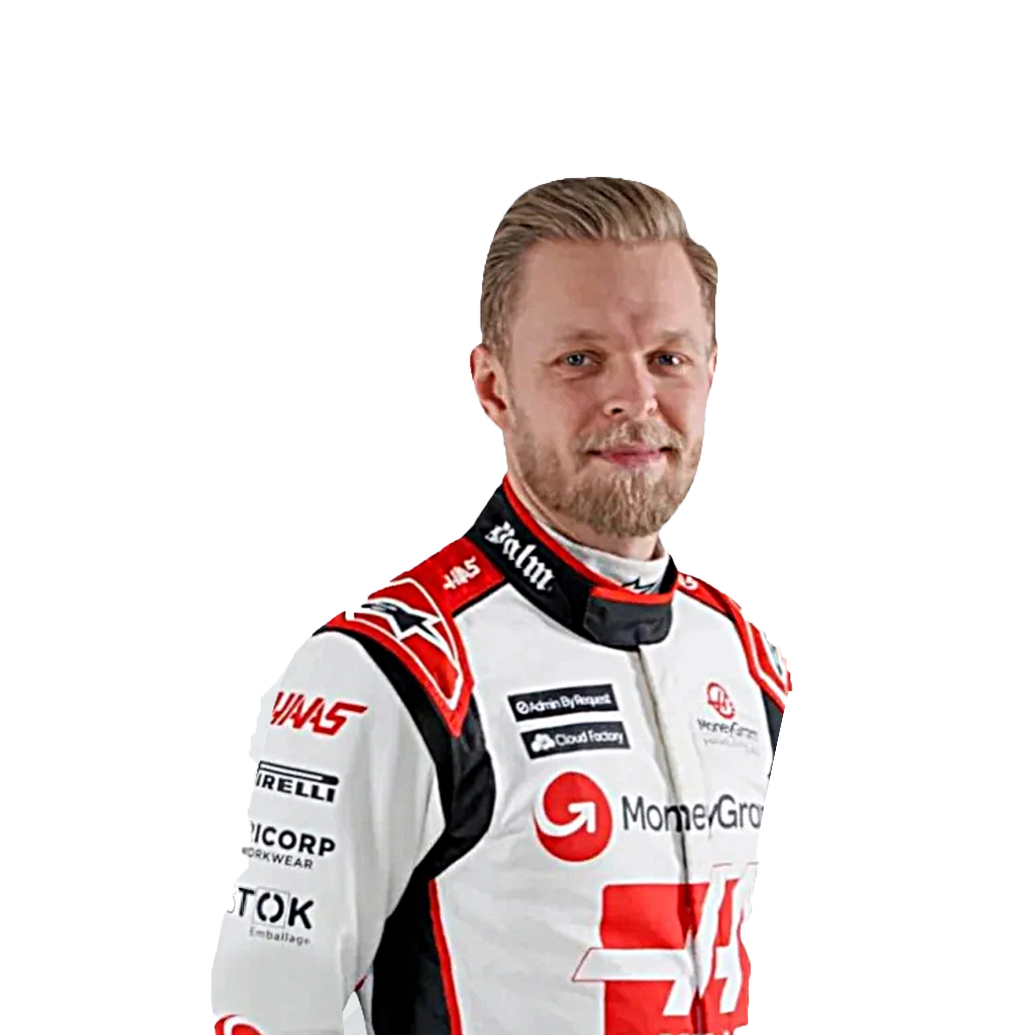 2023 Kevin Magnussen Haas F1 Race Suit 2023 Kevin Magnussen Haas F1 Race Suit