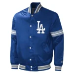 Los Angeles Dodgers Royal Blue Satin Varsity Jacket
