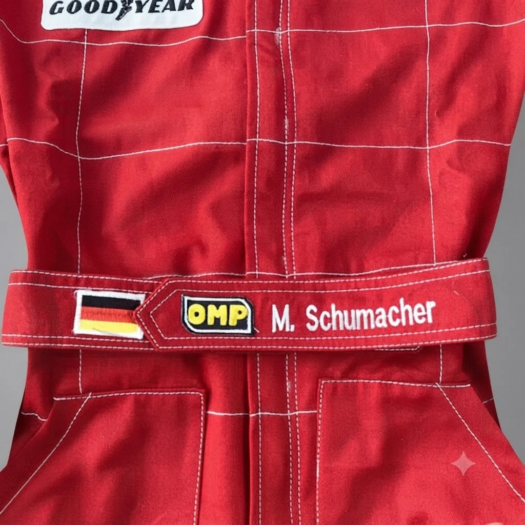 Michael Schumacher 1996 F1 Embroidered Racing Suit Michael Schumacher 1996 F1 Embroidered Racing Suit