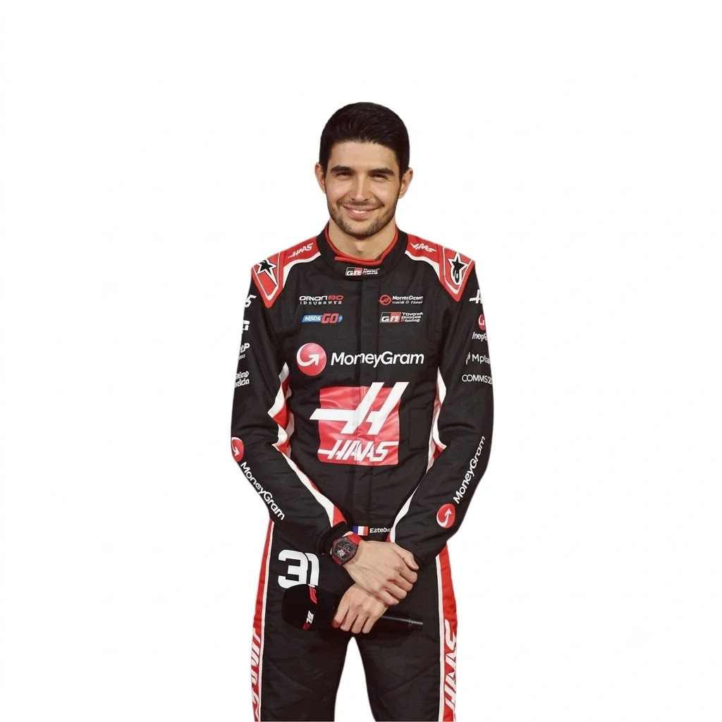 Esteban Ocon 2025 F1 Race Suit Esteban Ocon 2025 F1 Race Suit