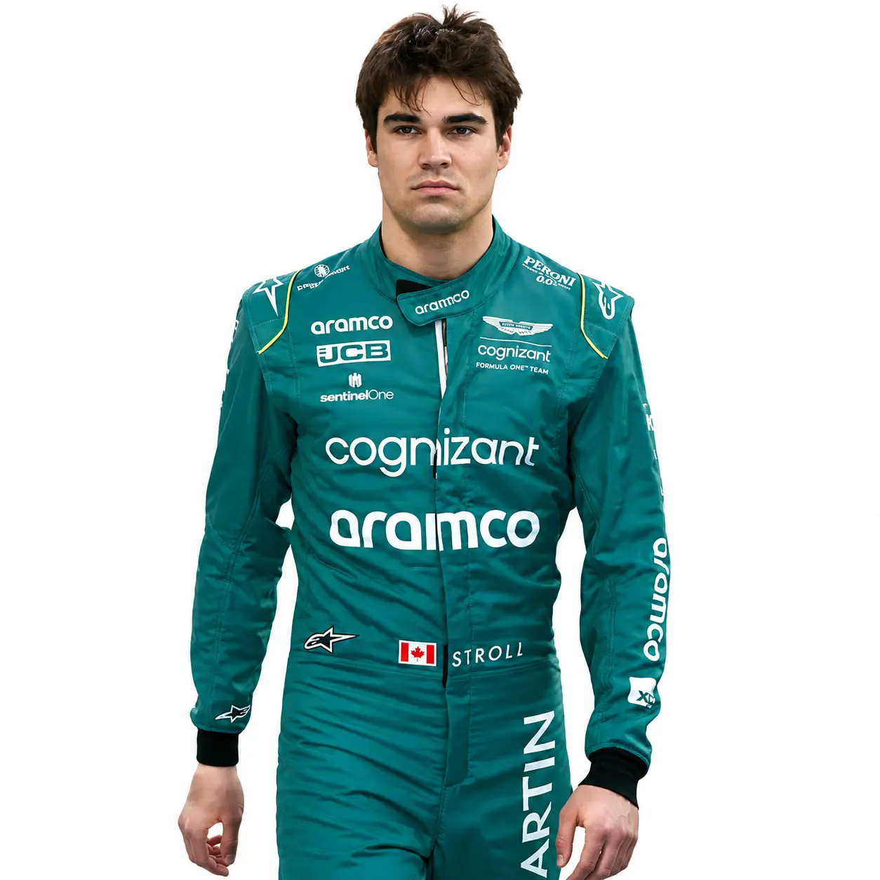 2023 Lance Stroll Aston Martin F1 Race Suit 2023 Lance Stroll Aston Martin F1 Race Suit