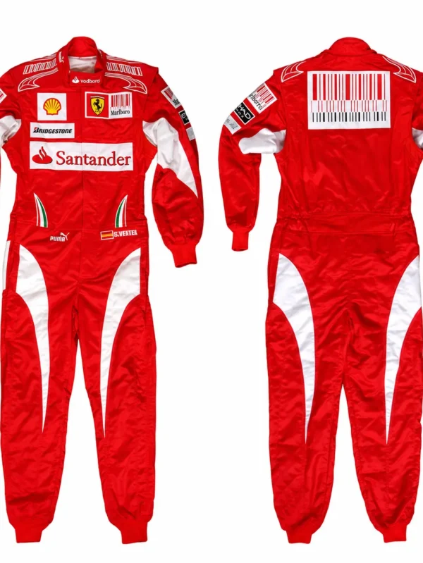2010 Fernando Alonso F1 Embroidered Race Suit