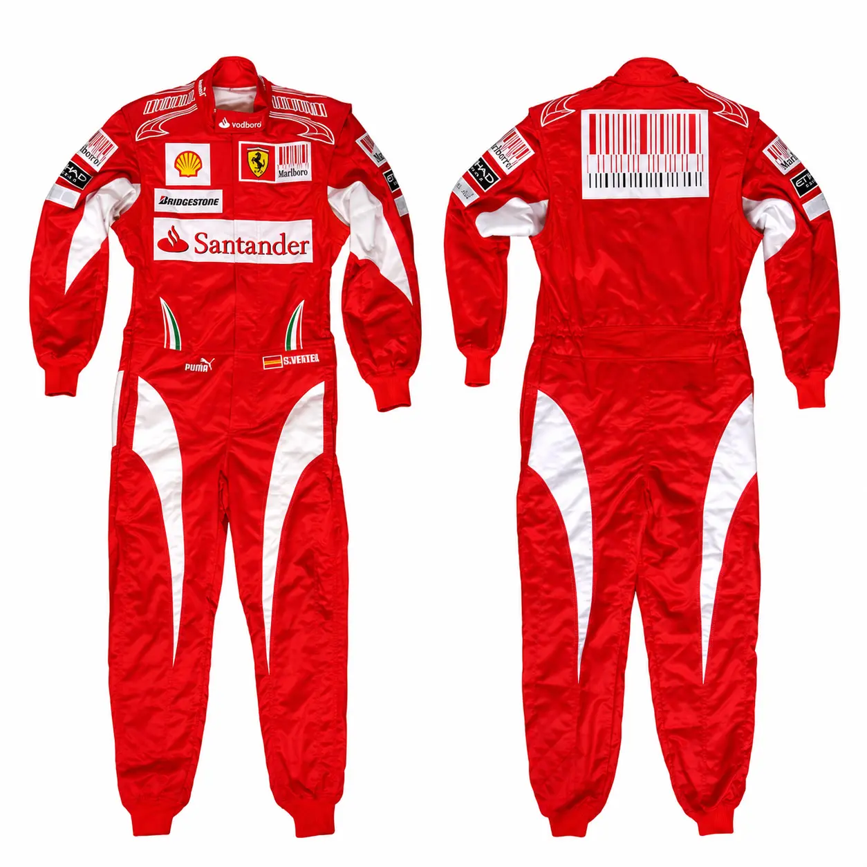 2010 Fernando Alonso F1 Embroidered Race Suit 2010 Fernando Alonso F1 Embroidered Race Suit
