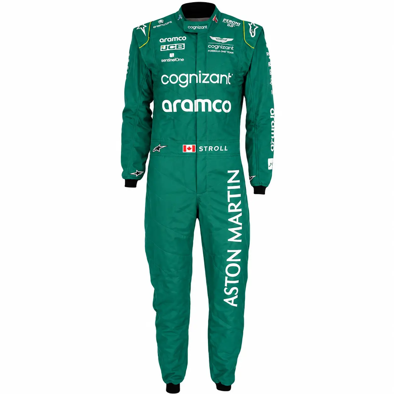 2023 Lance Stroll Aston Martin F1 Race Suit 2023 Lance Stroll Aston Martin F1 Race Suit