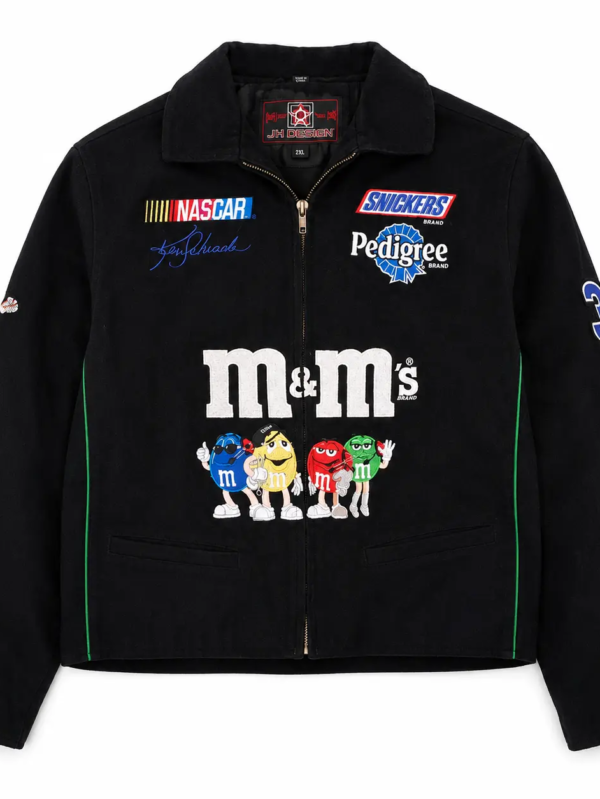 M&M's NASCAR Cropped Racing Jacket Black