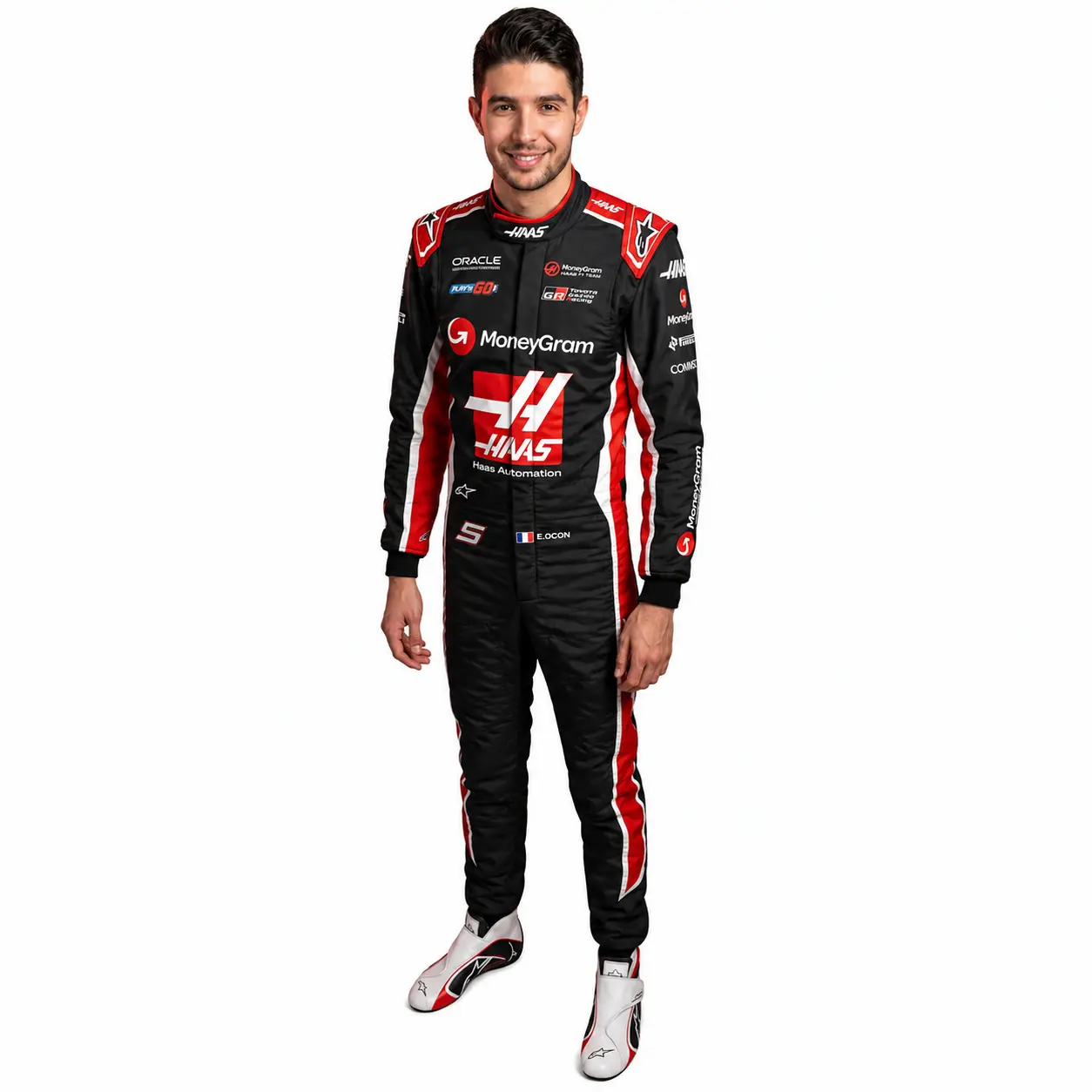 Esteban Ocon 2025 F1 Race Suit Esteban Ocon 2025 F1 Race Suit