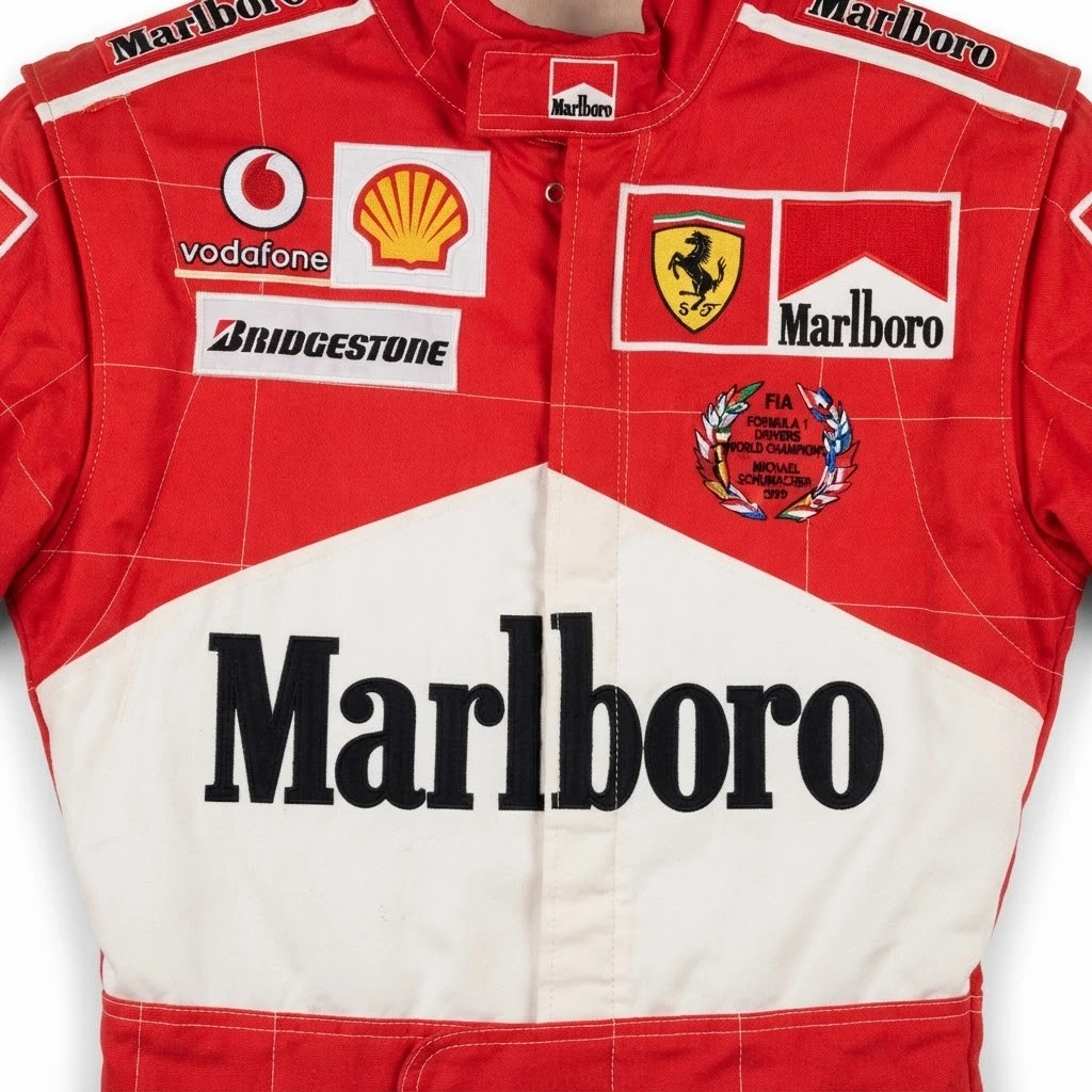 Michael Schumacher F1 Embroidered Race Suit Michael Schumacher F1 Embroidered Race Suit